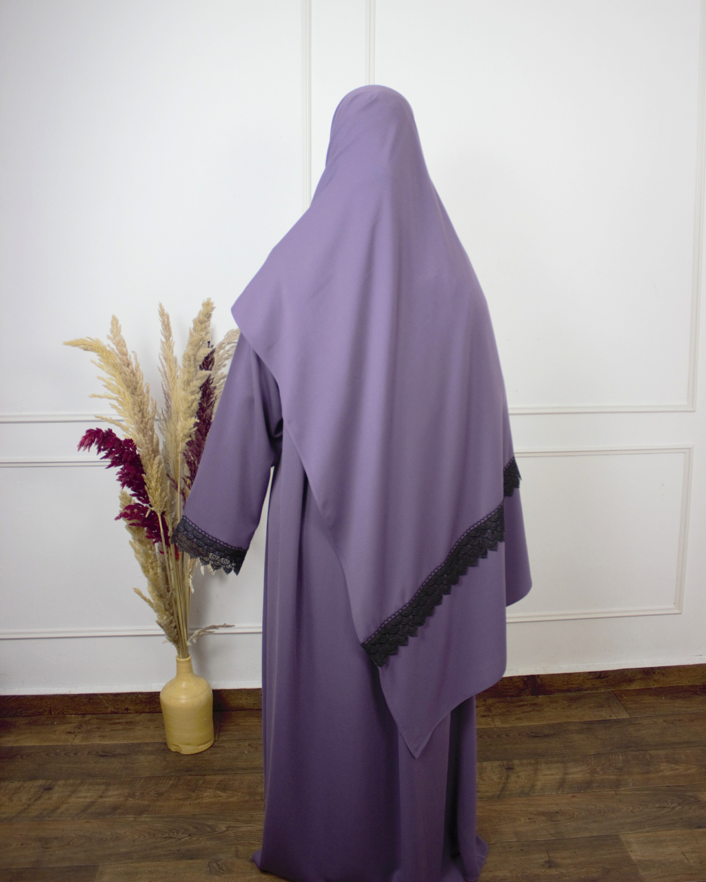 طقم الصلاة بثوب ريحانة الدافئ – راحة ودفئ في كل ركعة