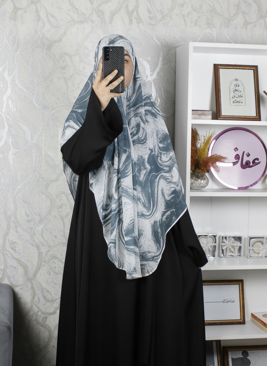 زيف ماليزي مزركش - ثوب طرحة الخليج