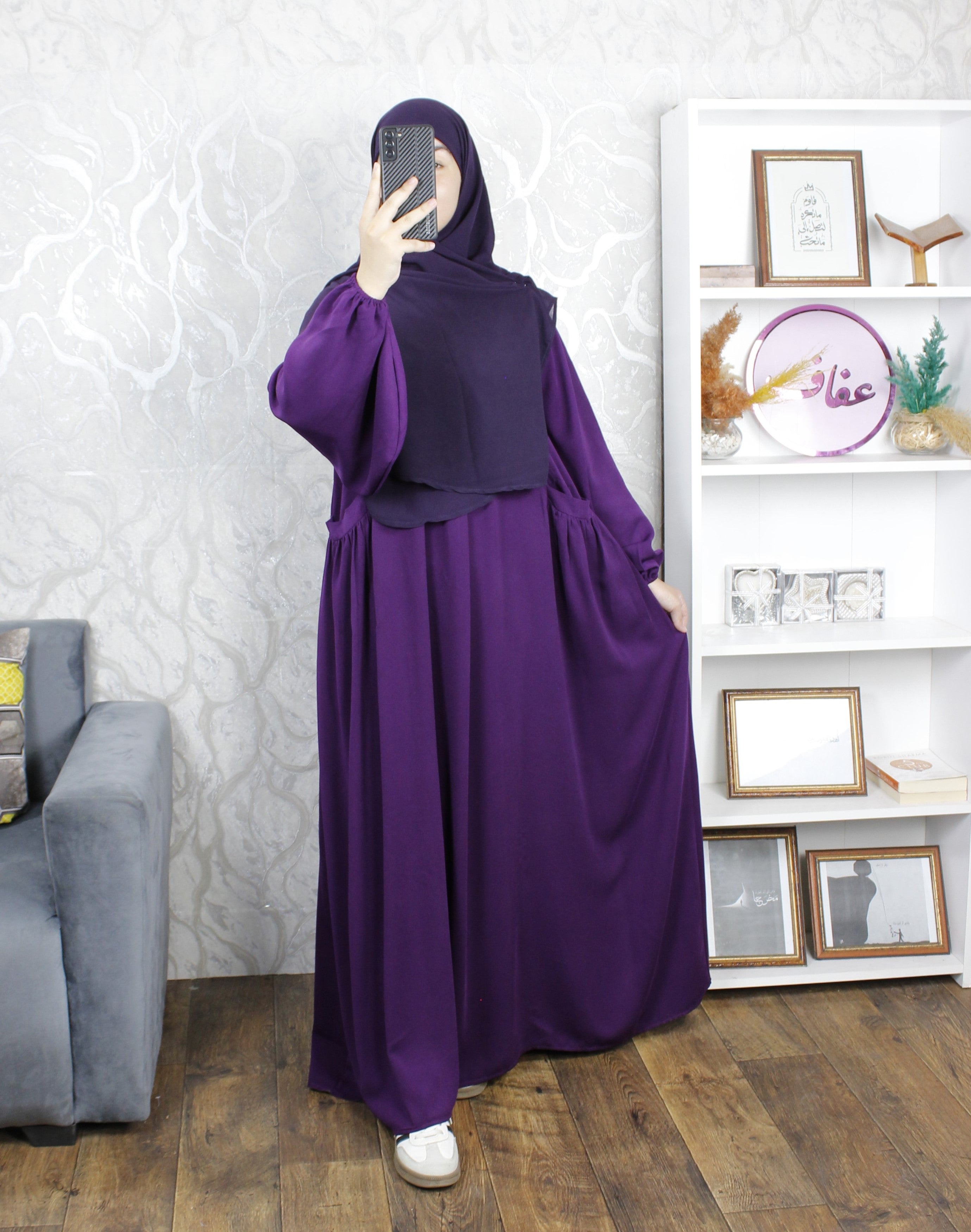 عباية ياقوت - ثوب ريحانة ممتاز
