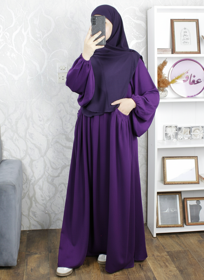 عباية ياقوت- عبايتك المريحة لفصل الشتاء القادم