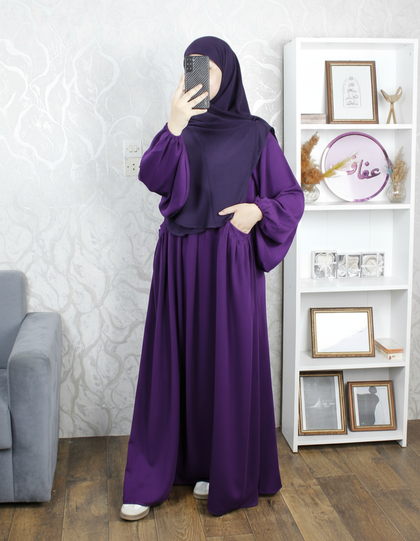 عباية ياقوت- عبايتك المريحة لفصل الشتاء القادم