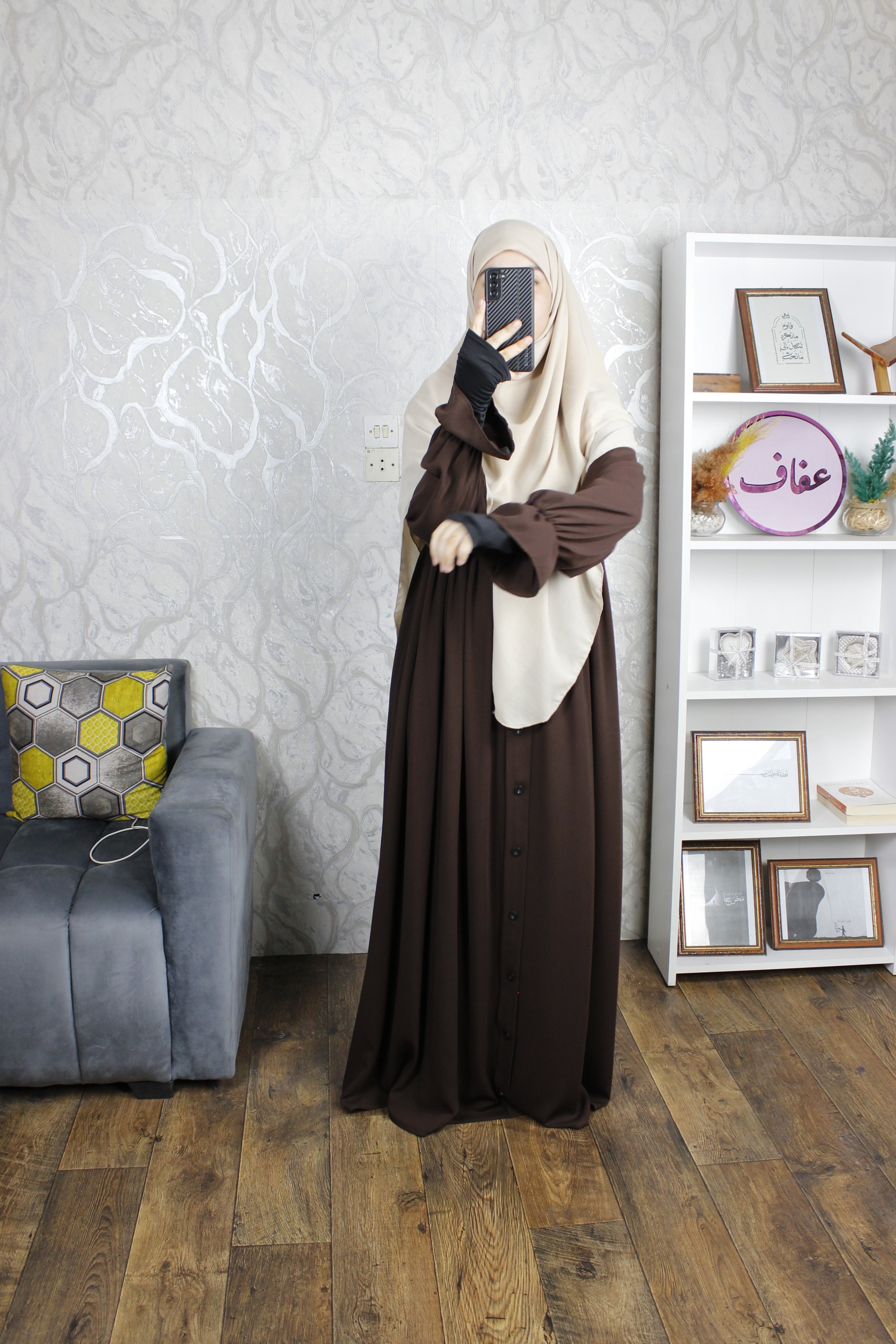 عباية  سمر - ثوب ريحانة ممتاز