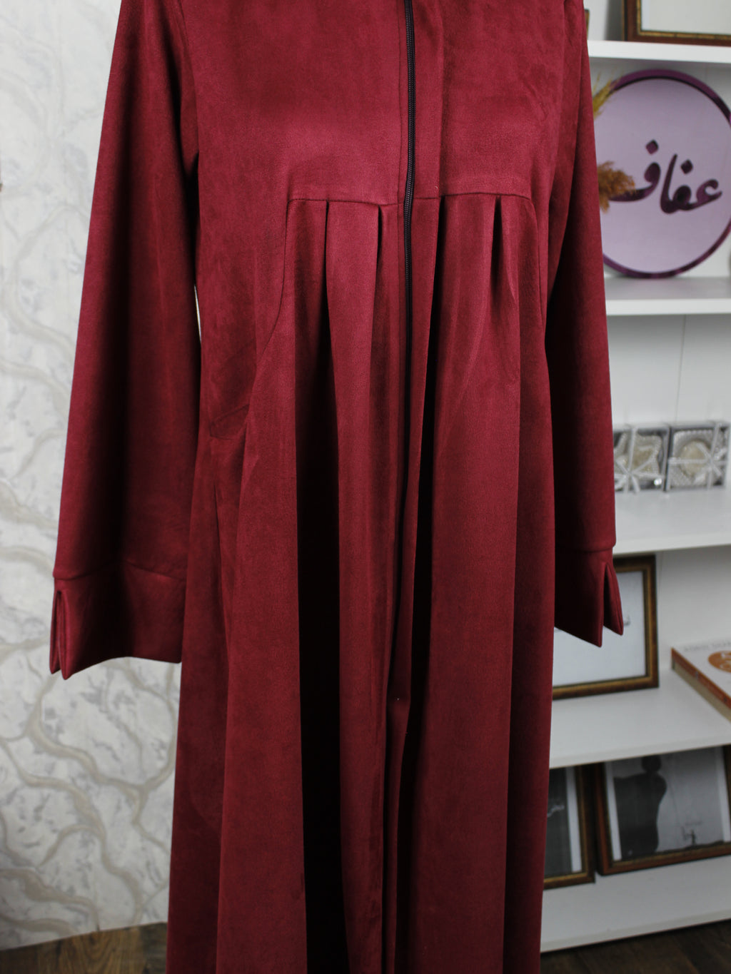 عباية دفئ + معصم - ثوب فودان- لشتاء دافئ