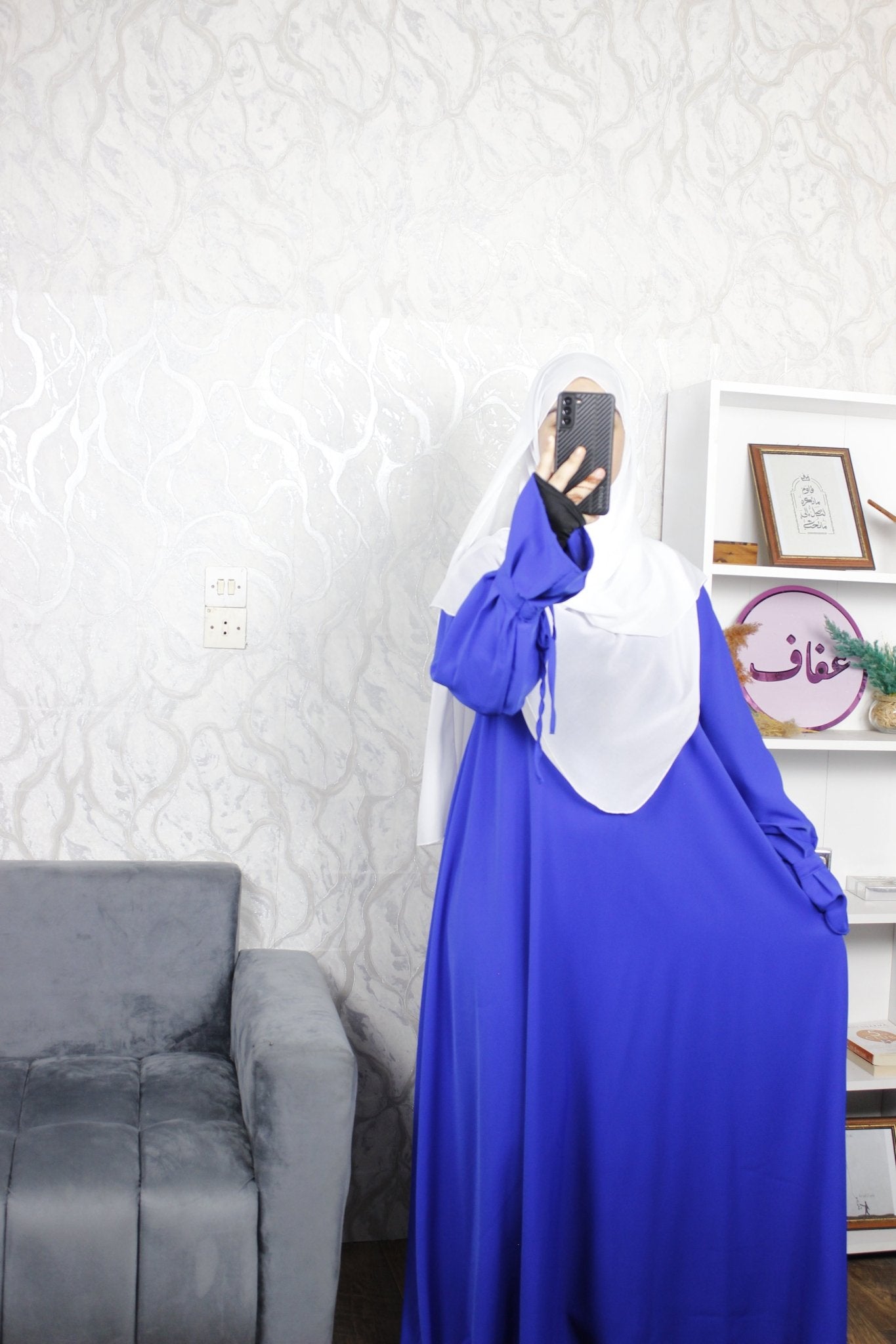 عباية زينب - ثوب كريب ممتاز - AFAF