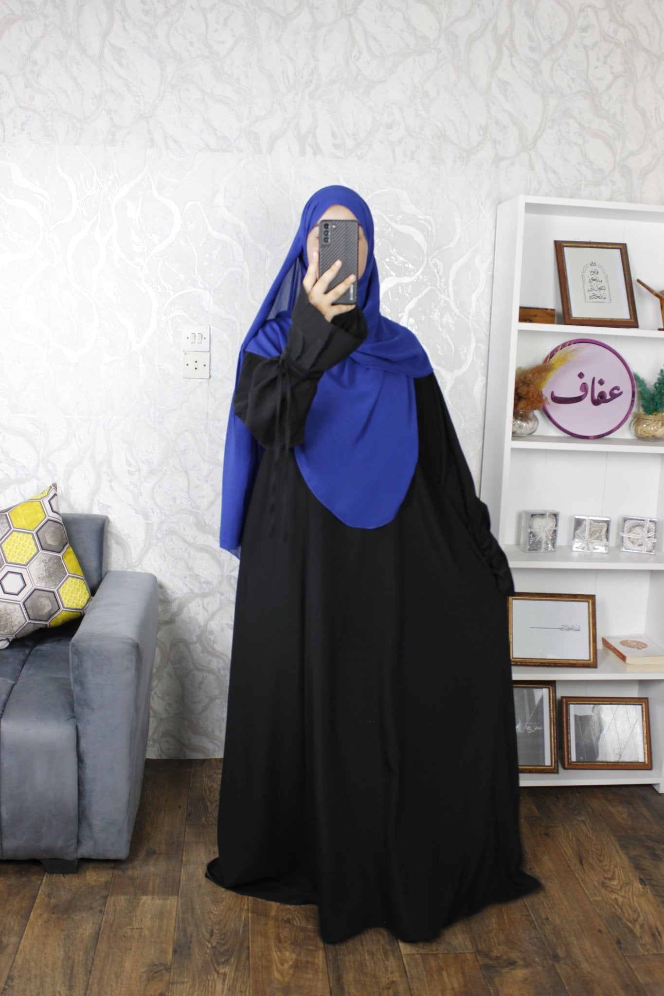 عباية زينب - ثوب كريب ممتاز - AFAF