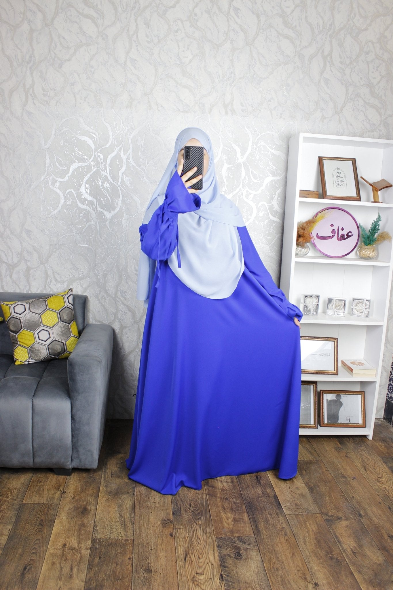 عباية زينب - ثوب كريب ممتاز - AFAF
