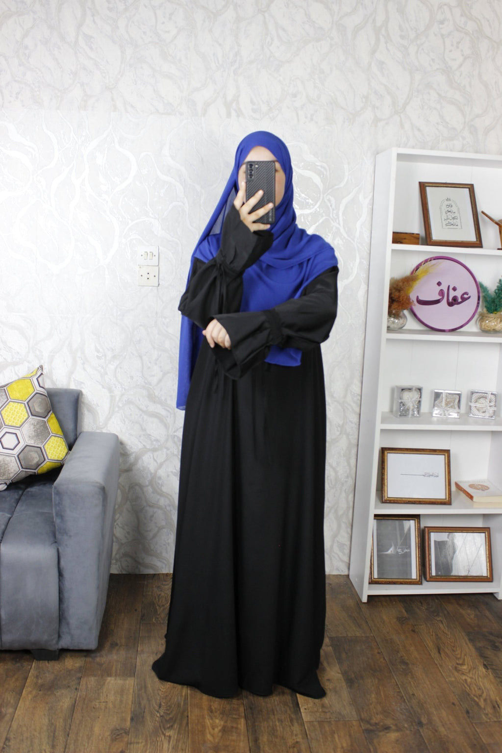 عباية زينب - ثوب كريب ممتاز - AFAF