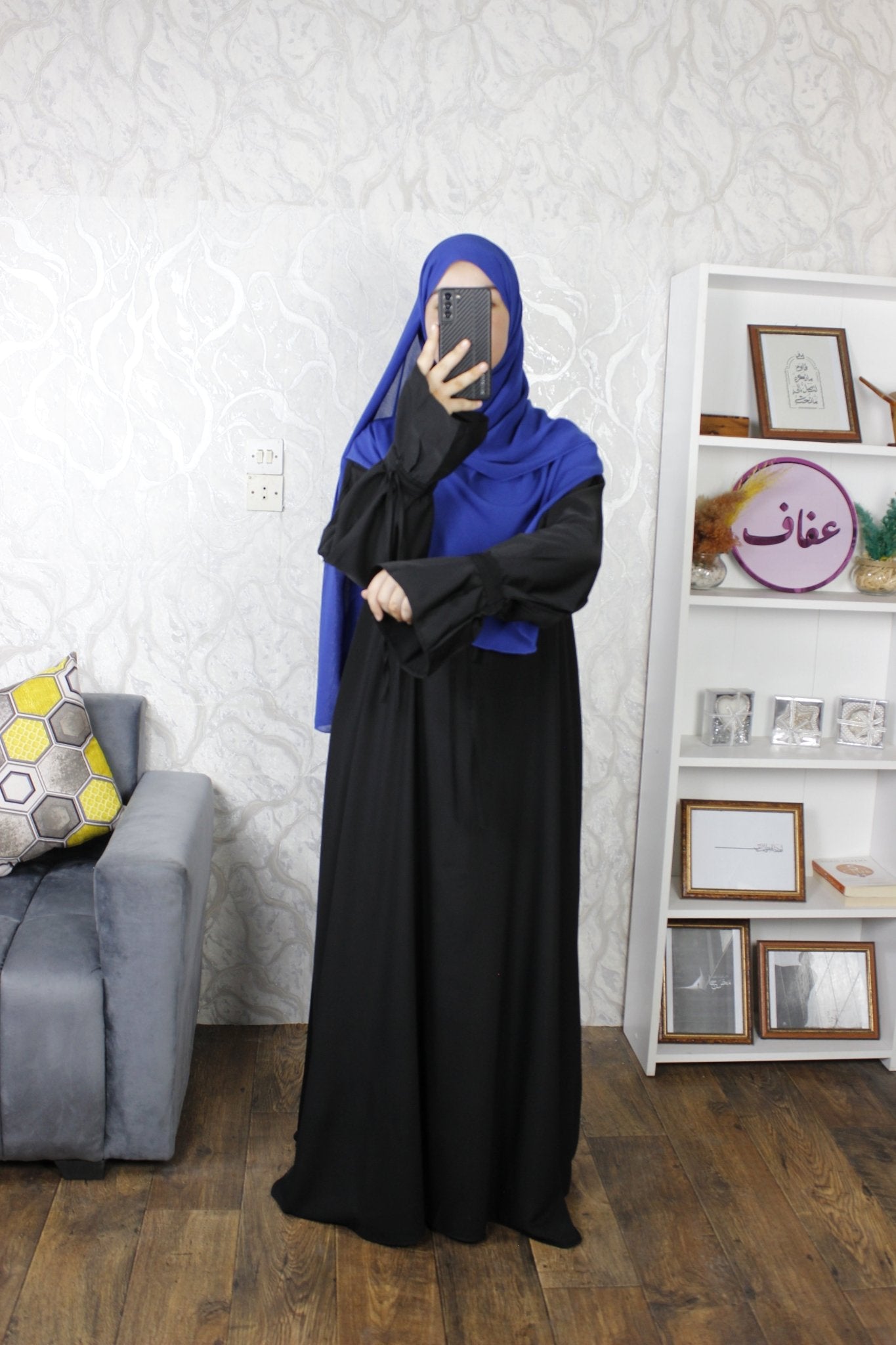 عباية زينب - ثوب كريب ممتاز - AFAF