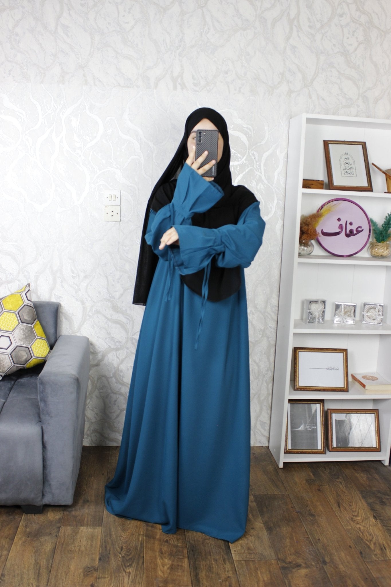 عباية زينب - ثوب كريب ممتاز - AFAF